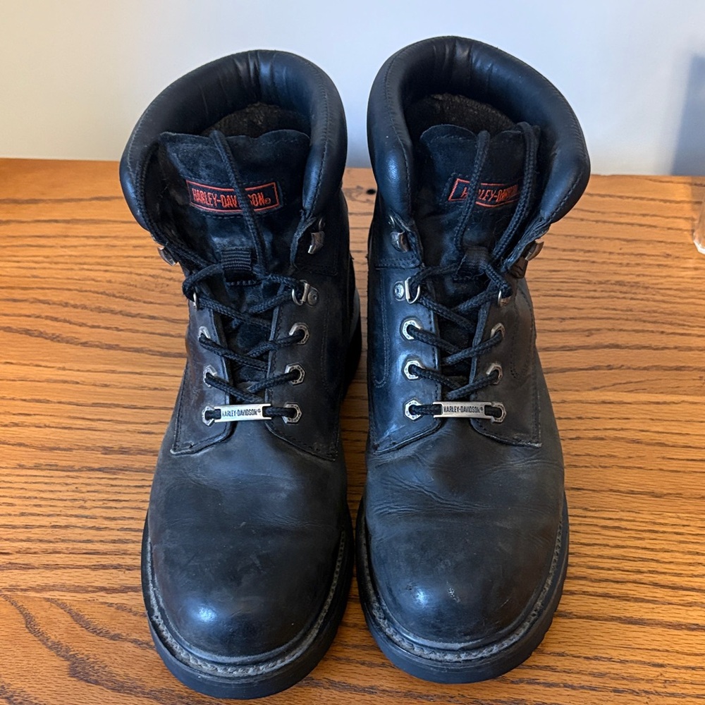 Harley-Davidson Men's Black Leather Boots